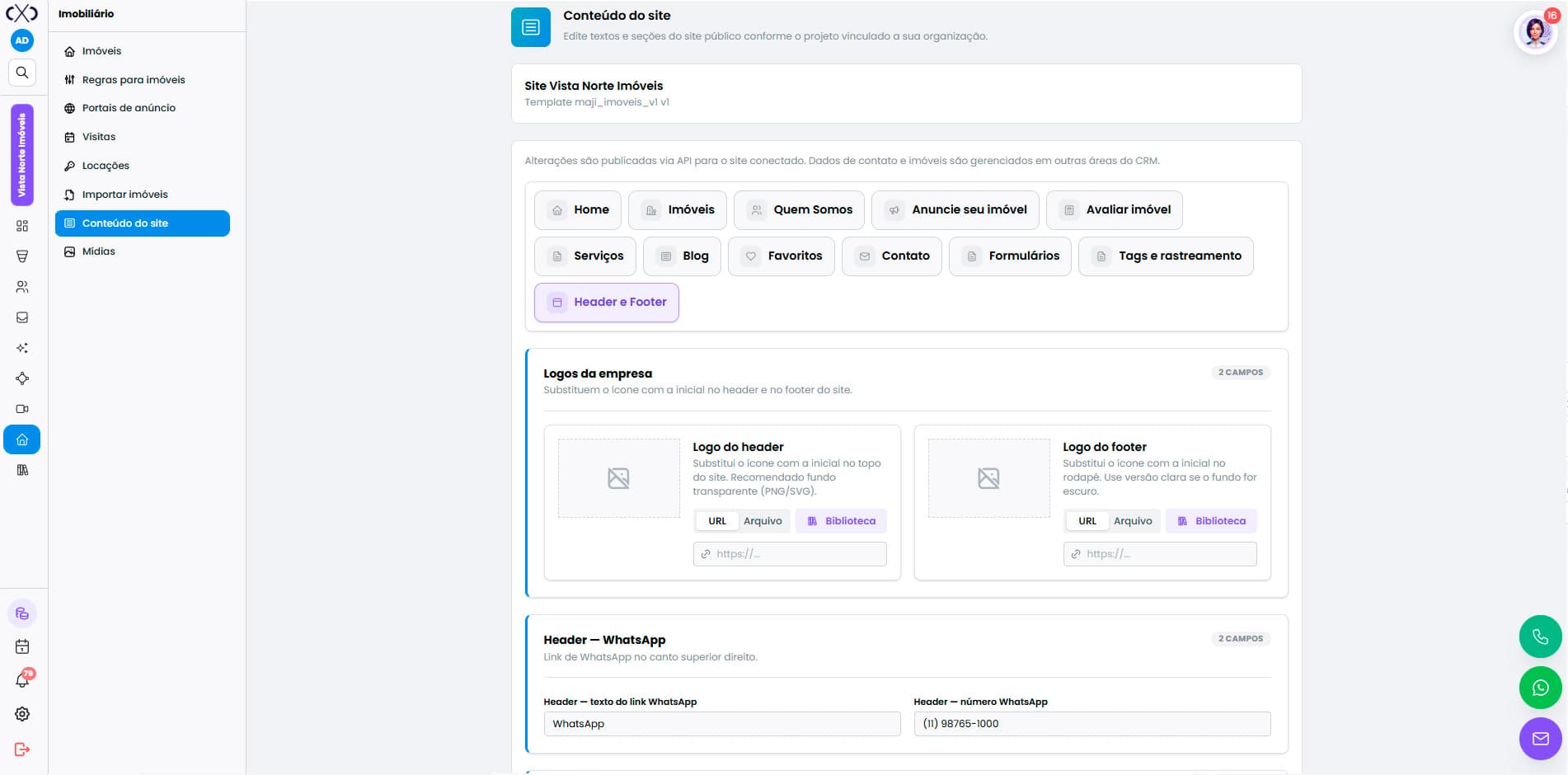 Site e landing page sob medida integrados ao ConvertX